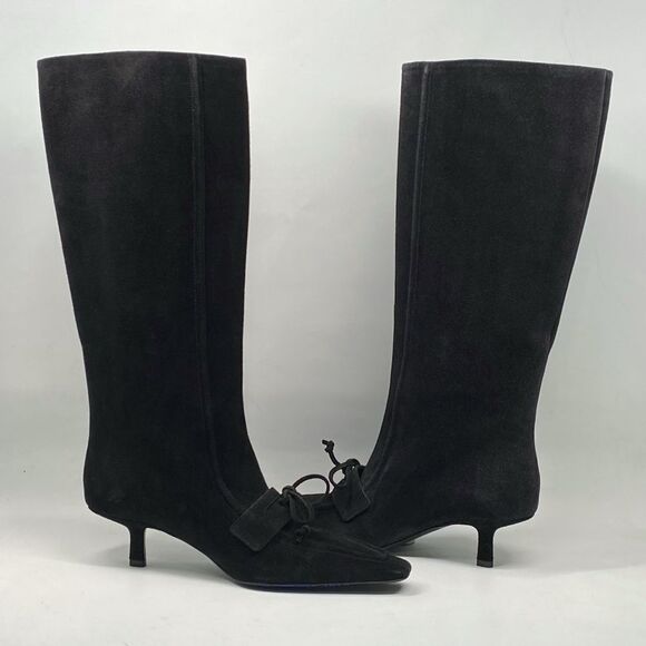 Burberry Storm Tall Suede Boots size 37 - Picture 4 of 15
